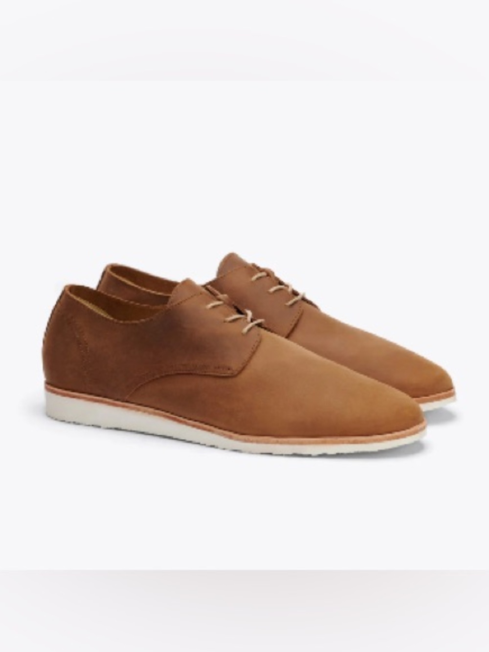 Nisolo Men’s Lightweight Flex Derby in Tobacco Size 8 NIB